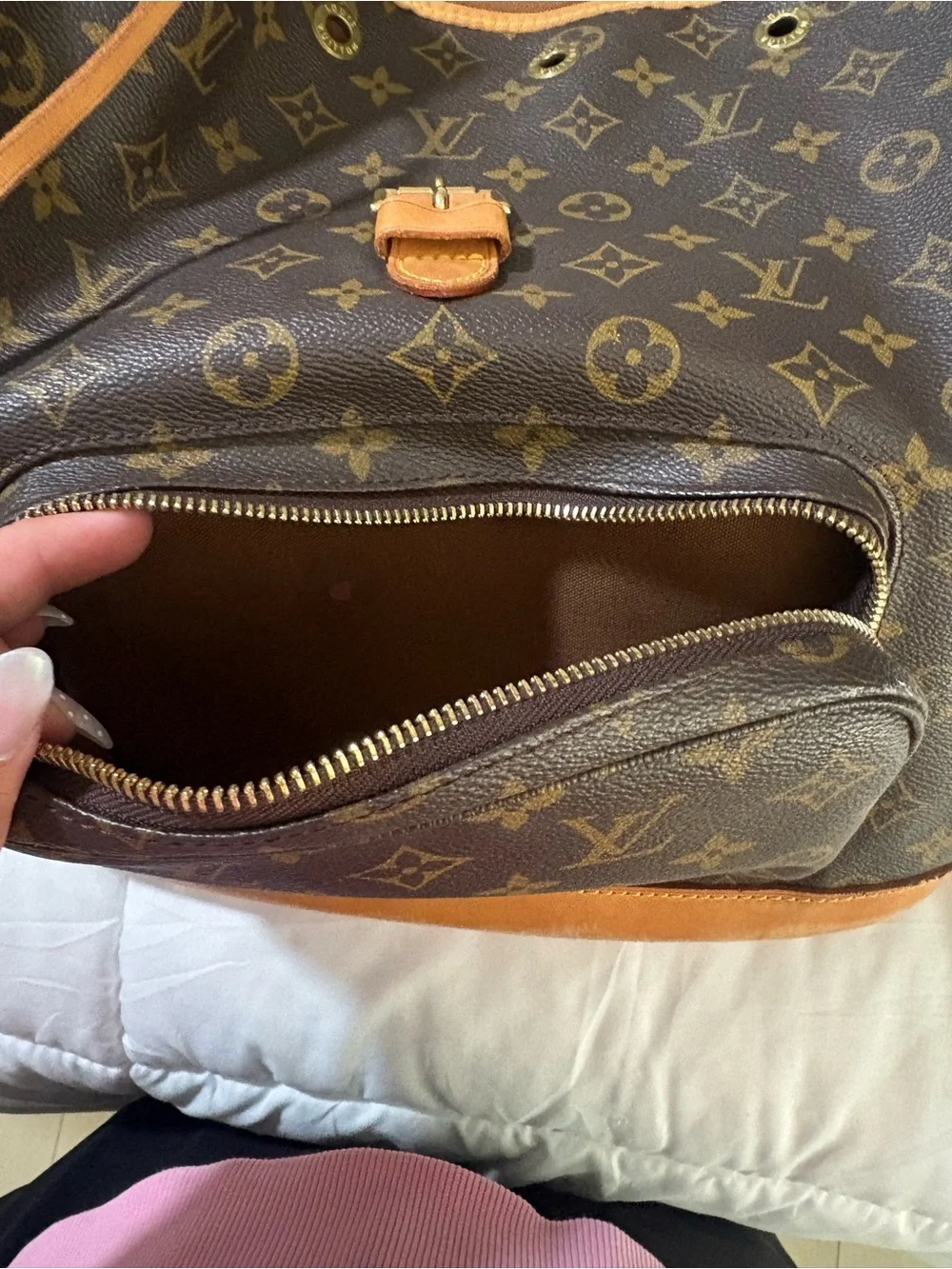 Louis Vuitton  LV Monogram Montsouris backpack